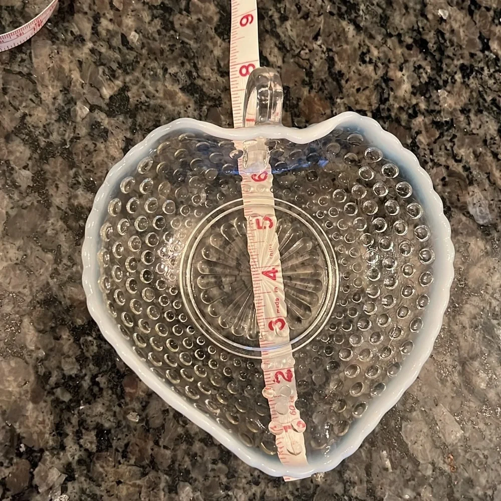 Vintage Fenton leaf shaped dish